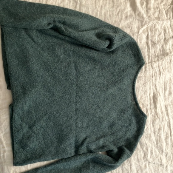Sezane Blue Cardigan Sweater - Picture 3 of 3